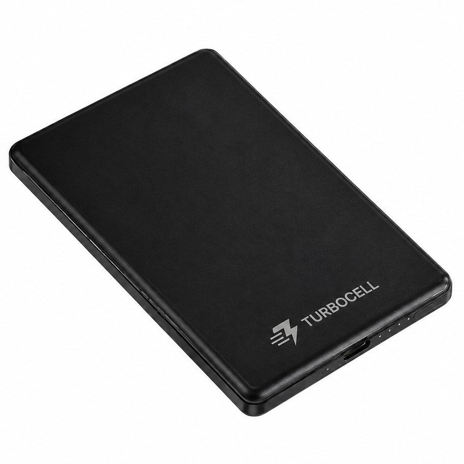 پاوربانک مگ‌سیف TurboCell D3805 ظرفیت 5000 میلی‌آمپرساعت | شارژ بی‌سیم مغناطیسی و طراحی فوق‌سبک