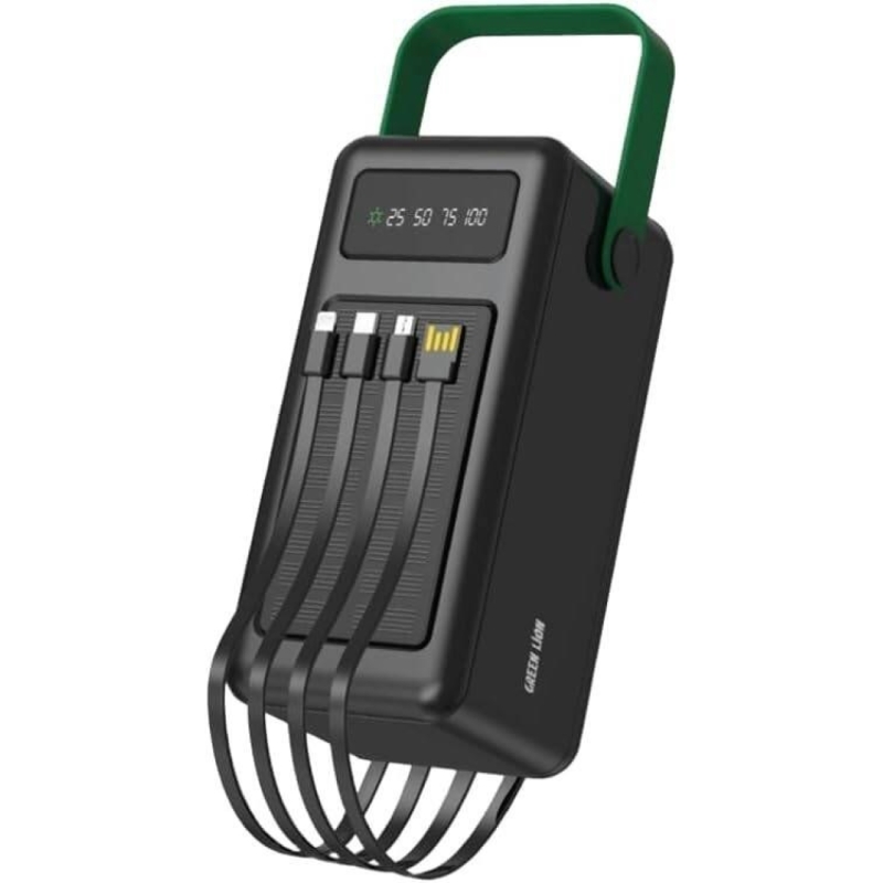 پاوربانک خورشیدی 80000 میلی آمپر گرین لاین مدل GNSLRPB80K - Solar Max