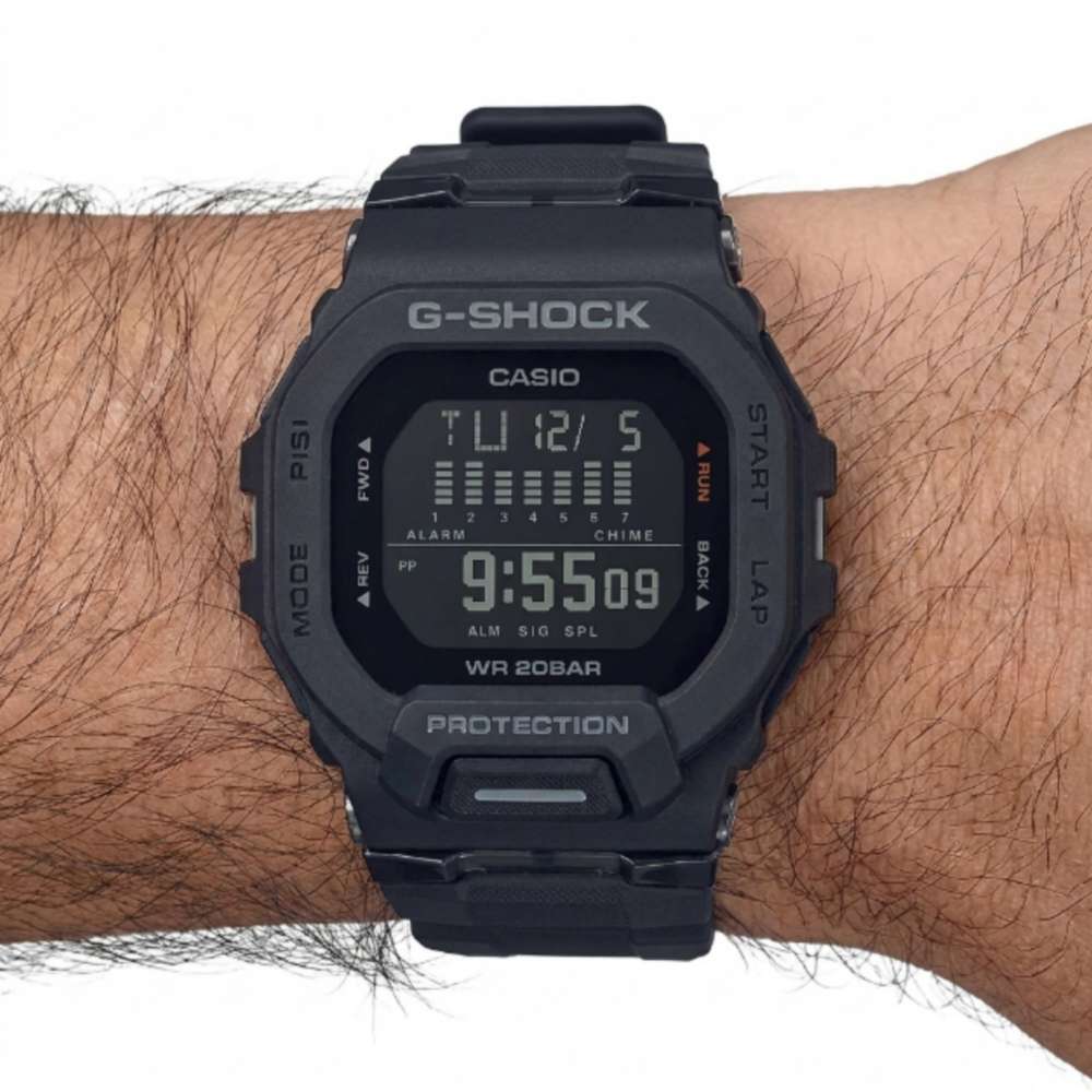 ساعت مردانه جی شاک مشکی صفحه مشکی G-Shock