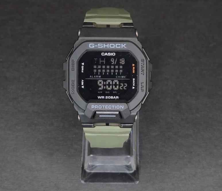 ساعت مردانه جی شاک سبز صفحه مشکی G-Shock