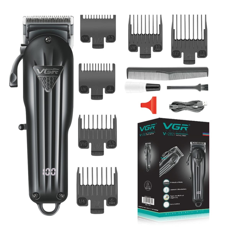 ماشین اصلاح وی جی آر مدل V-282 با تکنولوژی برش مستقیم و ضد آب