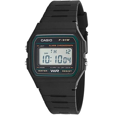 ساعت مچی دیجیتال کاسیو مدل F-91W-3DG با بند رزین