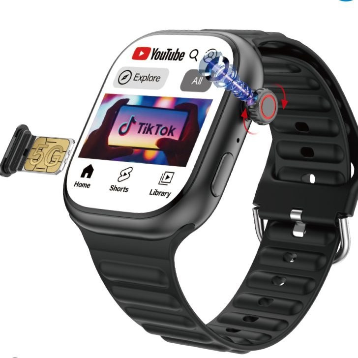 ساعت هوشمند Telzeal TC44 سیم کارت خور با حافظه ۶۴ گیگ و رم ۶ گیگابایت