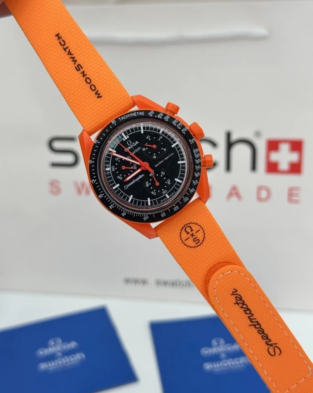 ساعت امگا سواچ لاوا Omega x Swatch Speedmaster Lava مستر کوالیتی