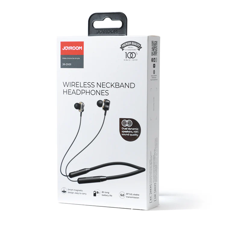 هندزفری بلوتوث گردنی جویروم مدل Joyroom Magnetic Neck JR-DY01