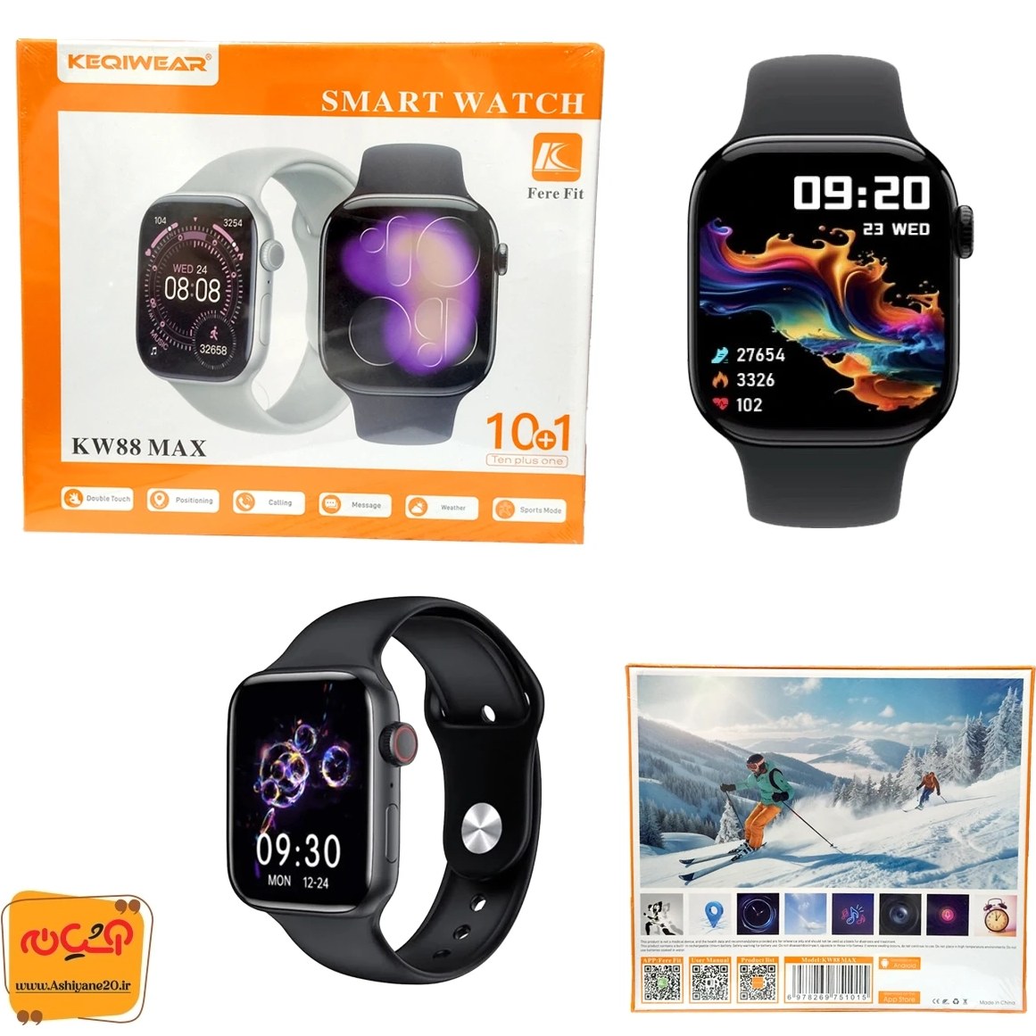 ساعت هوشمند KEQIWEAR KW88 MAX