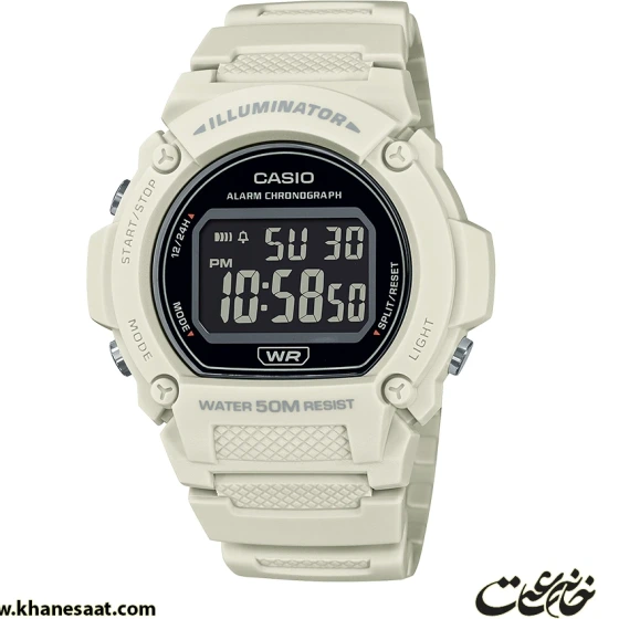 ساعت مچی مردانه کاسیو مدل W219HC-8BVDF با بند رزینی