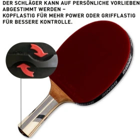 راکت پینگپنگ Donic Schildkröt مدل Waldner 3000 Carbon | قدرت کربن و تکنولوژی ABP برای بازی تهاجمی