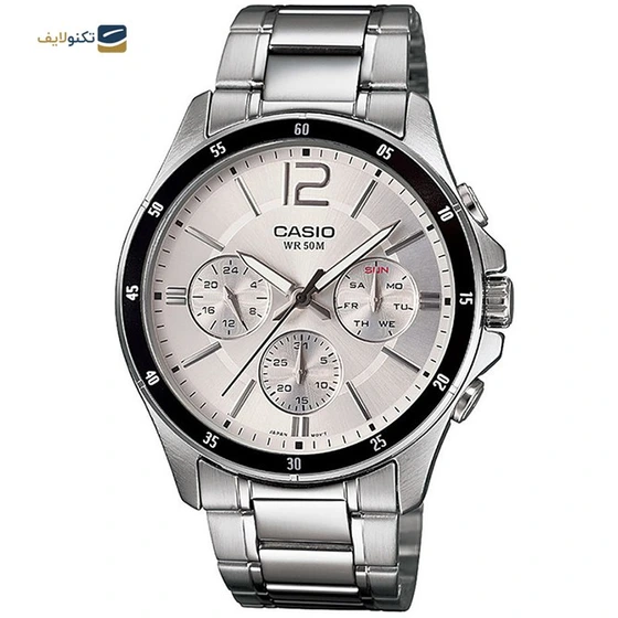 ساعت مچی مردانه کاسیو مدل MTP-1374D-7AVDF با بند استیل ضد زنگ