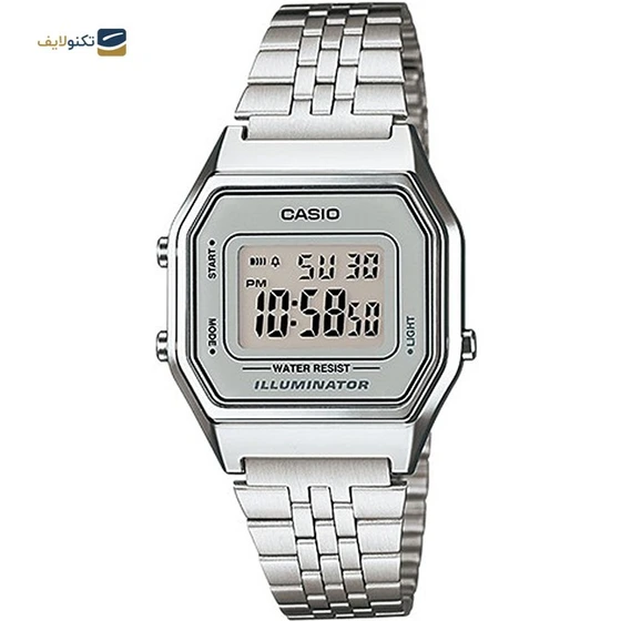 ساعت دیجیتال کاسیو مدل LA680WA-7DF با بند استیل