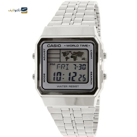 ساعت مچی دیجیتال کاسیو مدل A500WA-7DF با بند استیل