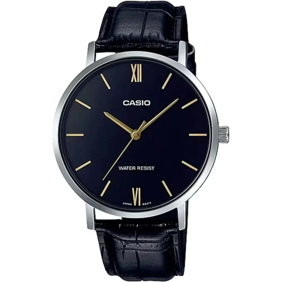 ساعت مردانه کاسیو مدل CASIO-MTP-VT01L-1B
