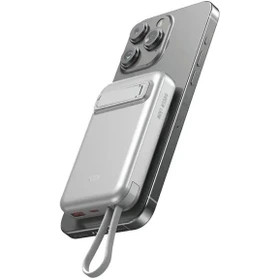 خرید پاوربانک ۱۰ هزار گرین لاین DXB MagSafe | شارژر مگنتی ۲۲.۵ وات