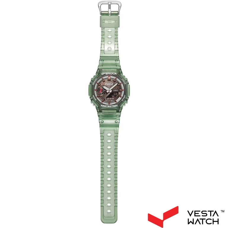 ساعت مچی مردانه کاسیو جیشاک کوکاکولا CASIO G-SHOCK COCA COLA مدل GA-2100CC-3ADR