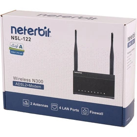 مودم روتر بیسیم نتربیت مدل NSL-122 ADSL2+