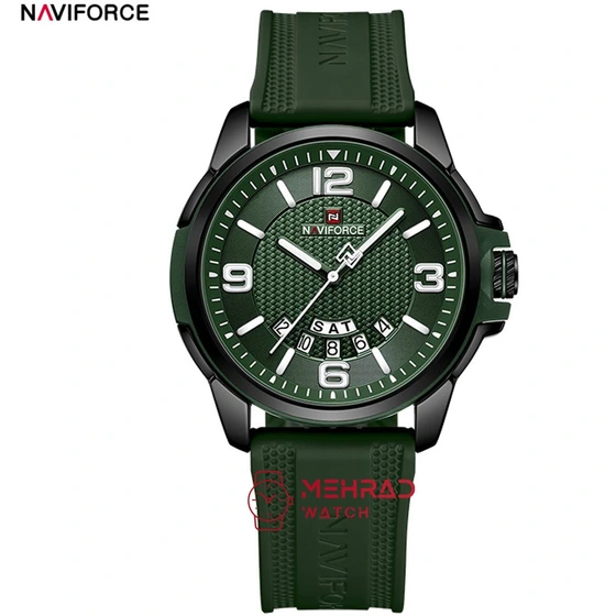 ساعت مچی مردانه نیوی فورس Naviforce NF 9215t B/GN/GN