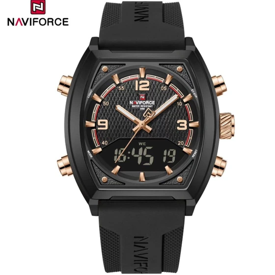 ساعت مچی مردانه اسپرت بند سیلیکونی نیوی فرس NAVIFORCE مدل NF-9242