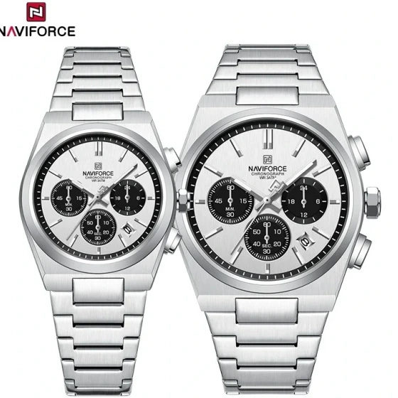 ست ساعت مچی مردانه و زنانه نیوی فورس Naviforce NF8048